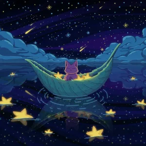 Sea of Stars cover art by Purrple Cat
